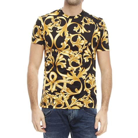 versace gold coin tshirt|versace collection men shirt.